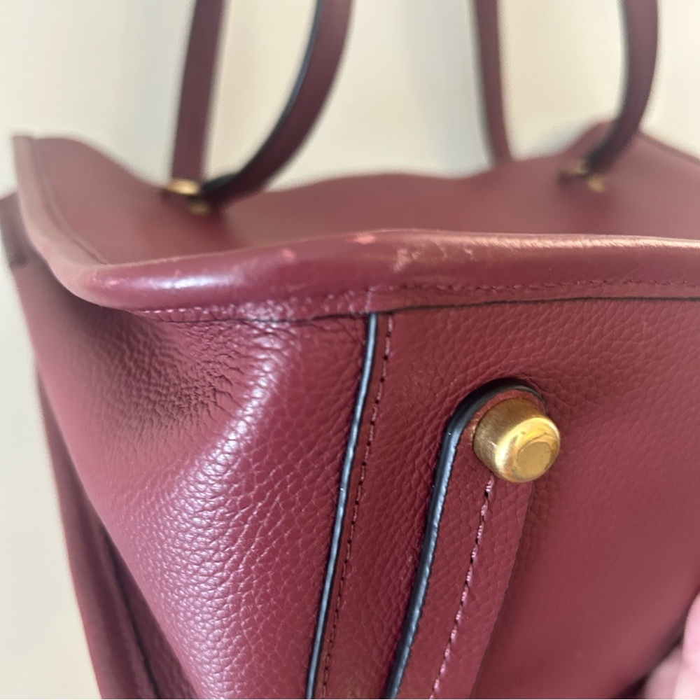 Coach Tyler Carryall Bordeaux color - Picture 8 of 16